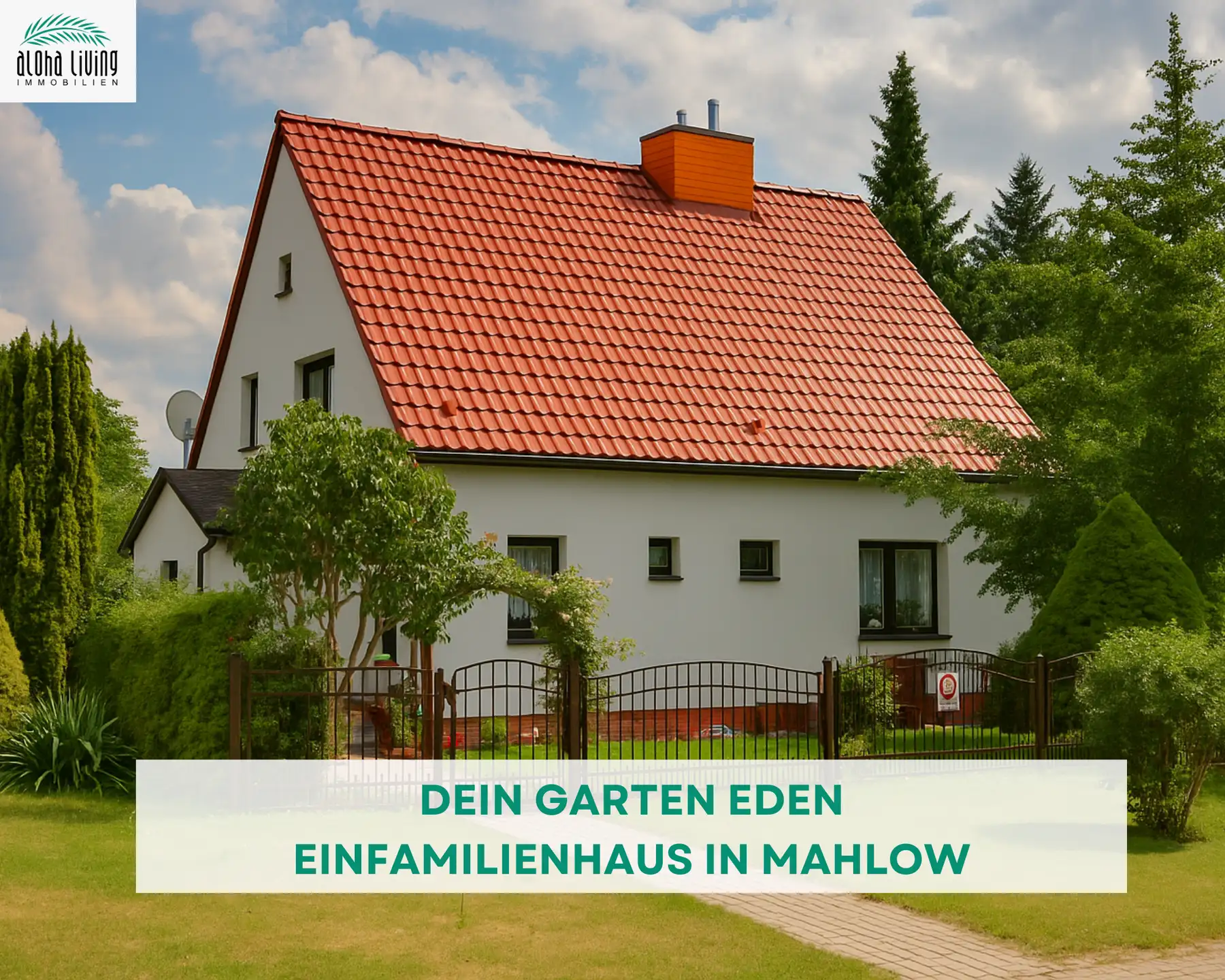 RESERVIERT: Dein eigener Garten Eden – mit Pool, Obstbäumen & Weinreben mitten in Mahlow