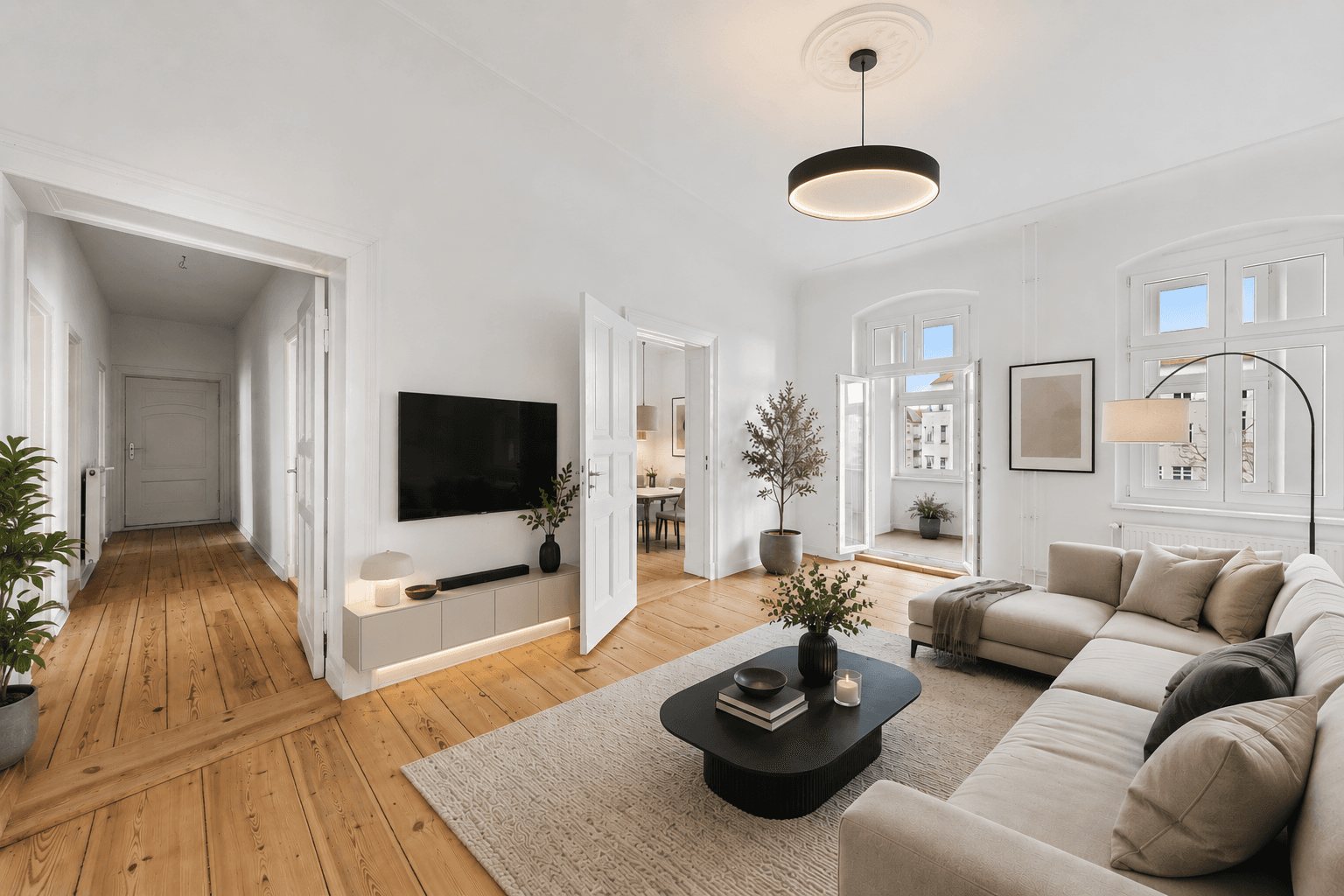 11 Minuten zum Alex - Stilvoller Altbauklassiker mit Indoor-Loggia in Prenzlauer Berg